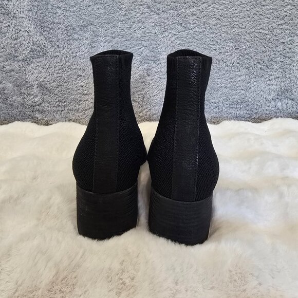 Eileen Fisher Oriel Recycled Stretch Knit Bootie Women's Size 8 Black NEW *NOTES - Picture 4 of 10